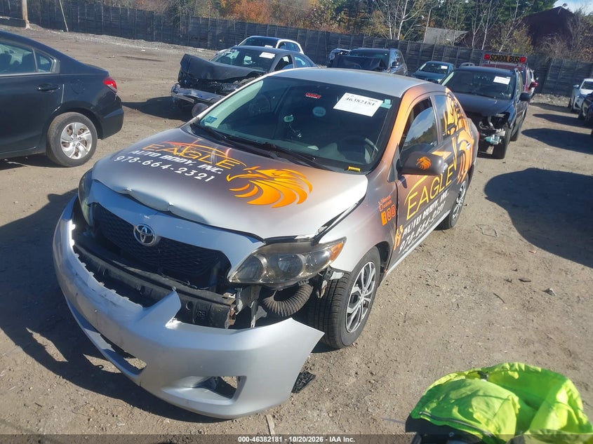 Vin: 2t1bu4eexac224103, lot: 46882528, toyota corolla le 20102