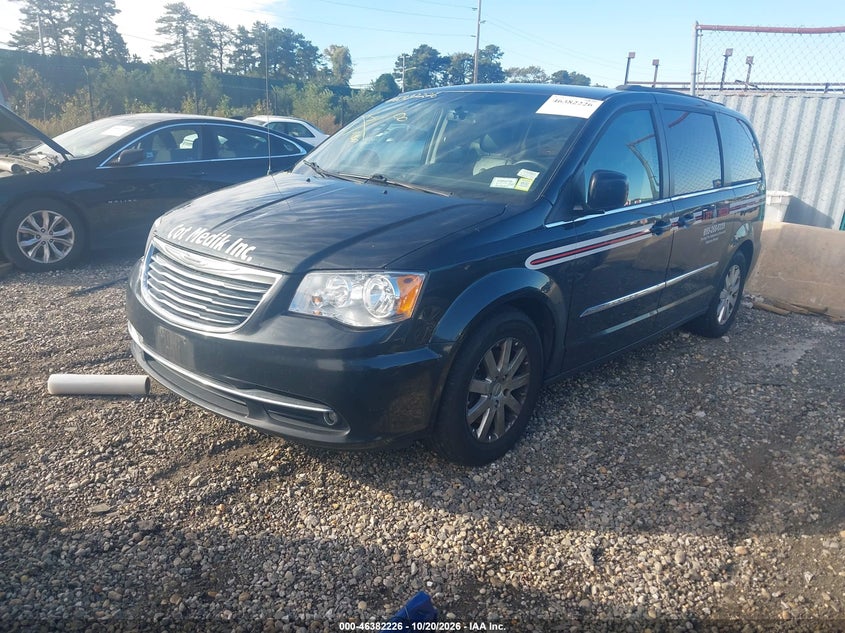 Vin: 2c4rc1bg1dr647646, lot: 46882573, chrysler town & country touring 20132