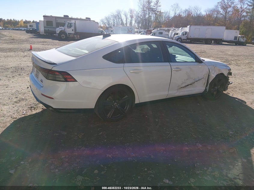 Vin: 1hgcy2f73pa015975, lot: 46882580, honda accord hybrid sport-l 20234