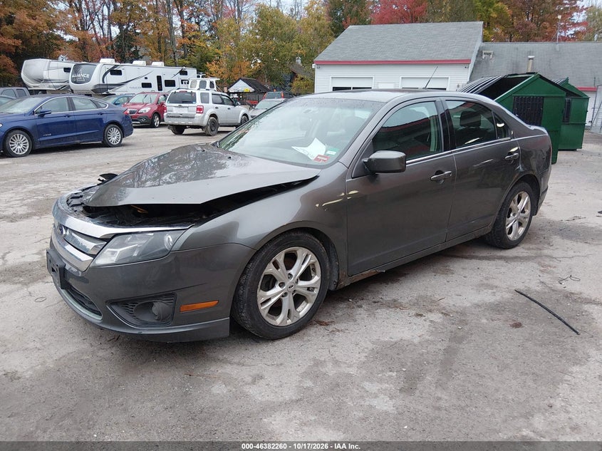 Vin: 3fahp0ha9cr398430, lot: 46882607, ford fusion se 20122