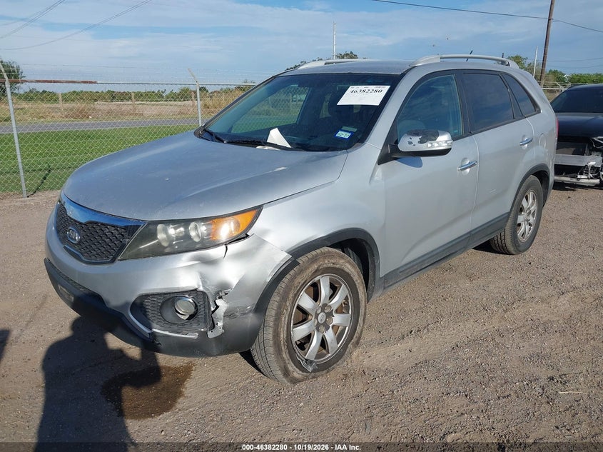 Vin: 5xykt3a67cg188129, lot: 46882627, kia sorento lx 20122