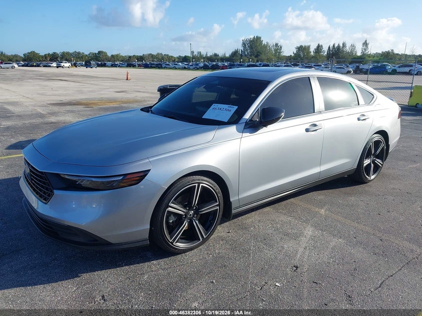 Vin: 1hgcy2f54sa019606, lot: 46882653, honda accord hybrid sport 20252