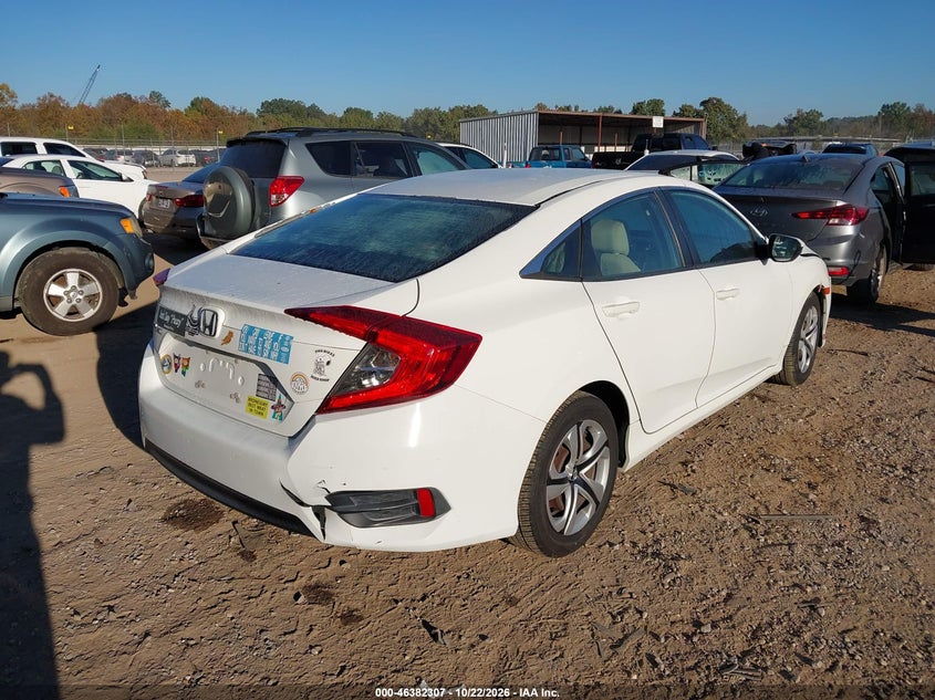 Vin: 19xfc2f59ge074907, lot: 46882654, honda civic lx 20164