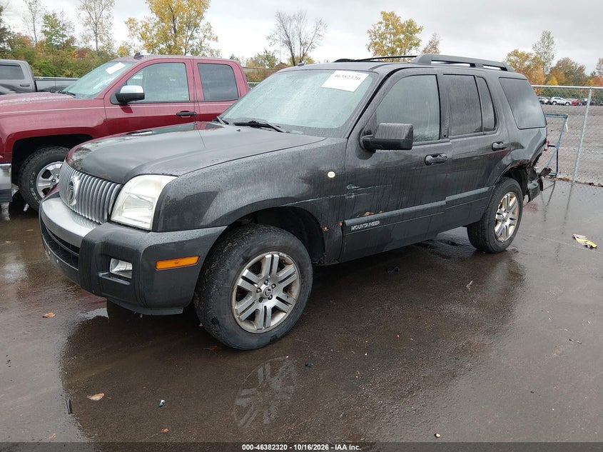 2007 Mercury Mountaineer, Левый зад, IAAI, VIN 4M2EU47E97UJ04485 — фото 2