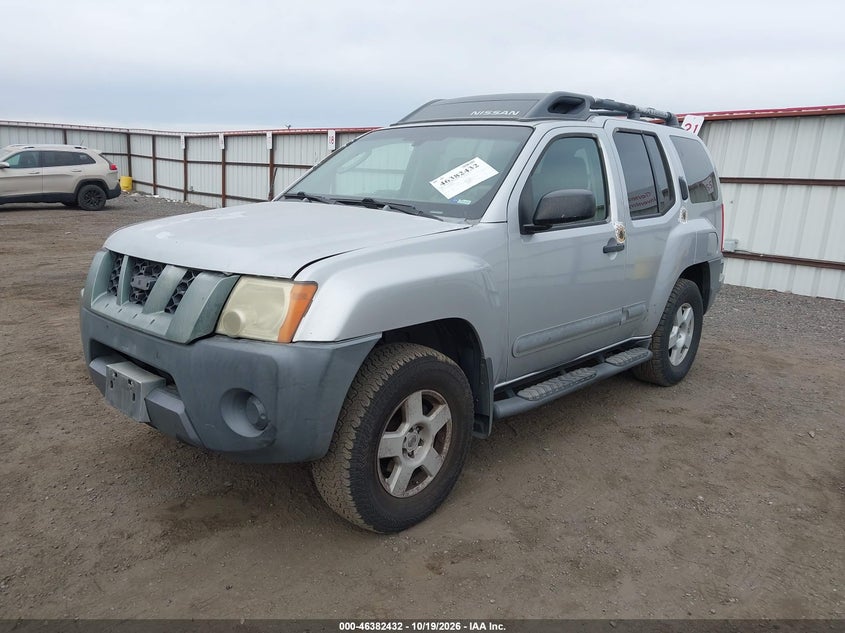 2005 Nissan Xterra S, Обычный износ, IAAI, VIN 5N1AN08UX5C645902 — фото 2