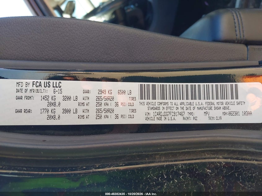 2015 DODGE DURANGO LIMITED · Фото 9