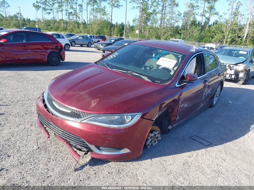 Vin: 1c3cccab2gn166396, lot: 46882830, chrysler 200 limited 20162
