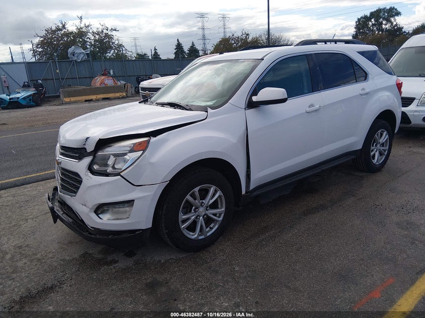Vin: 2gnalcek6h1591529, lot: 46882834, chevrolet equinox lt 20172