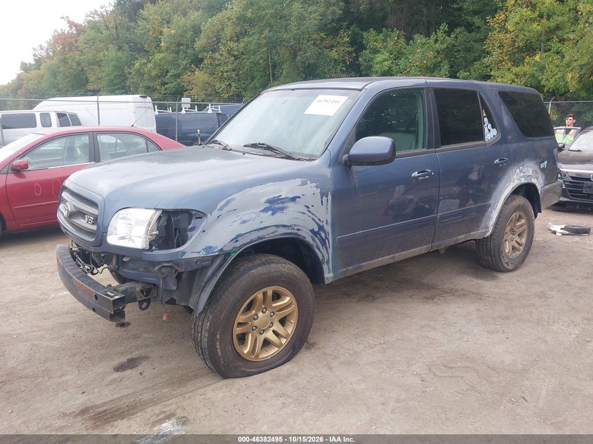 TOYOTA SEQUOIA 2004 VIN 5TDBT44A04S216119