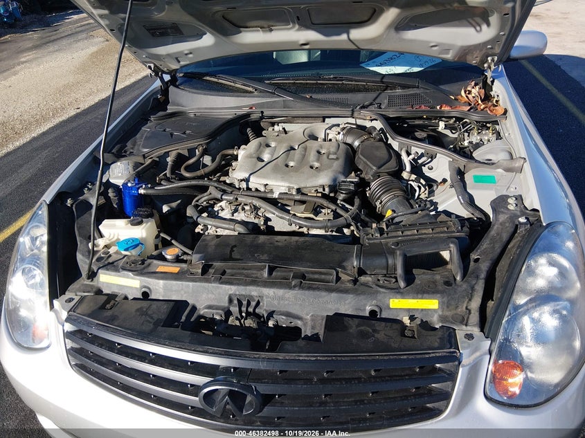 INFINITI G35X 2006 VIN JNKCV51F96M609215