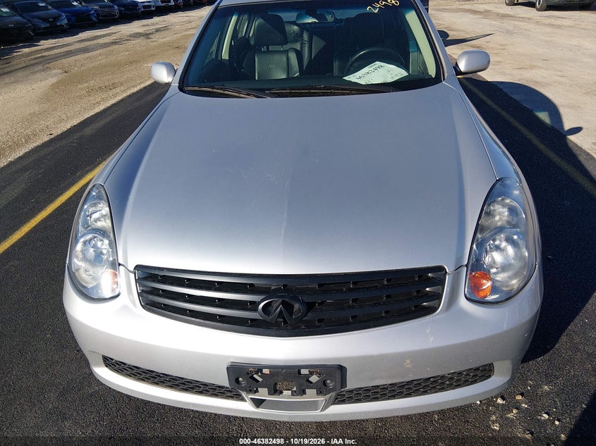 INFINITI G35X 2006 VIN JNKCV51F96M609215