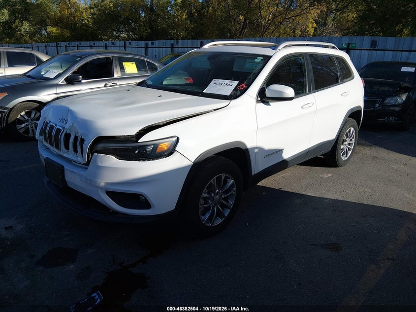 Vin: 1c4pjmlxxkd127832, lot: 46882852, jeep cherokee latitude plus 4x4 20192