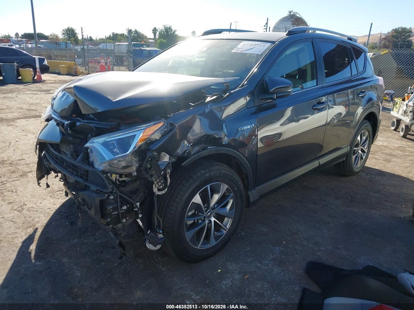 2018 Toyota Rav4 Hybrid Xle, Front End, IAAI, VIN JTMRJREV3JD222765 — photo 2
