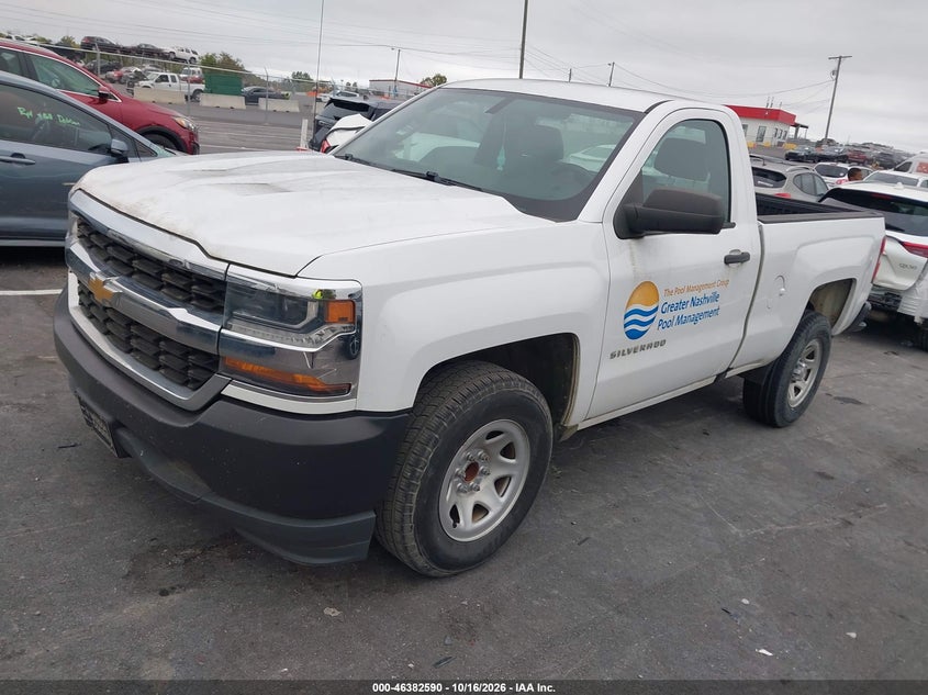 2017 Chevrolet Silverado 1500 Wt, Обычный износ, IAAI, VIN 1GCNCNEH3HZ359018 — фото 2