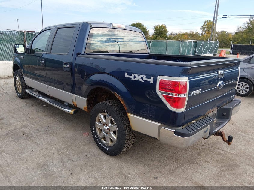 Vin: 1ftfw1ef6dfb50967, lot: 46882952, ford f-150 xlt 20133