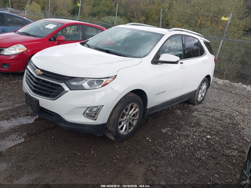 2018 Chevrolet Equinox Lt, Удар сзади, IAAI, VIN 3GNAXSEV9JS535202 — фото 2