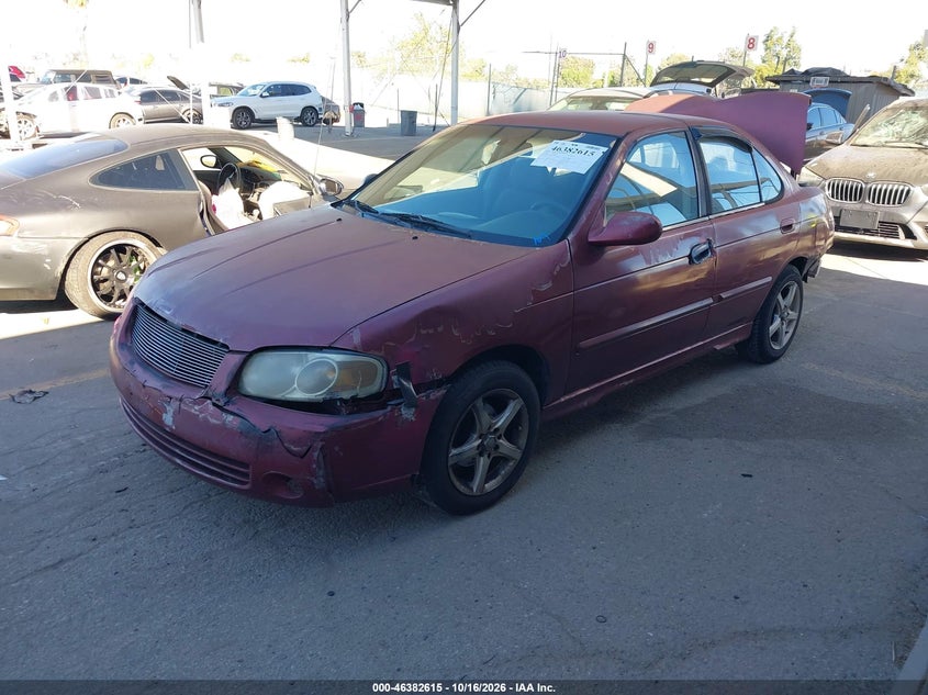 2004 Nissan Sentra 1.8S, Rear, IAAI, VIN 3N1CB51D94L886210 — photo 2
