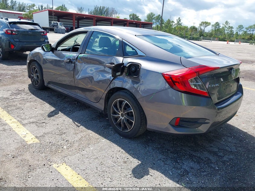 Vin: 2hgfc2f59jh606122, lot: 46882965, honda civic lx 20183