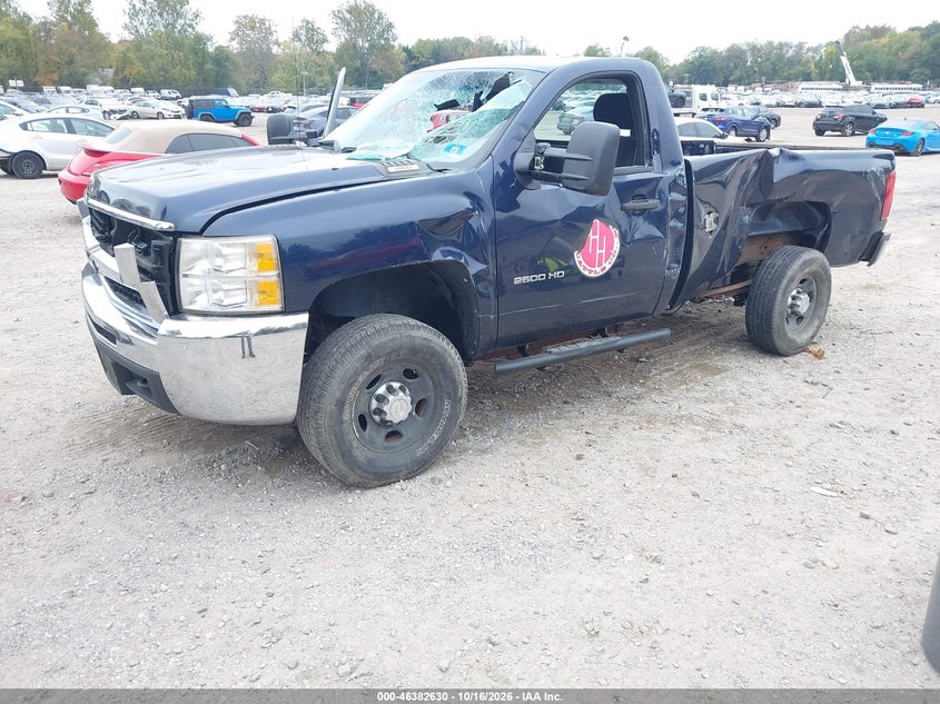 Vin: 1gc3cvbg3af136360, lot: 46882977, chevrolet silverado 2500hd work truck 20102