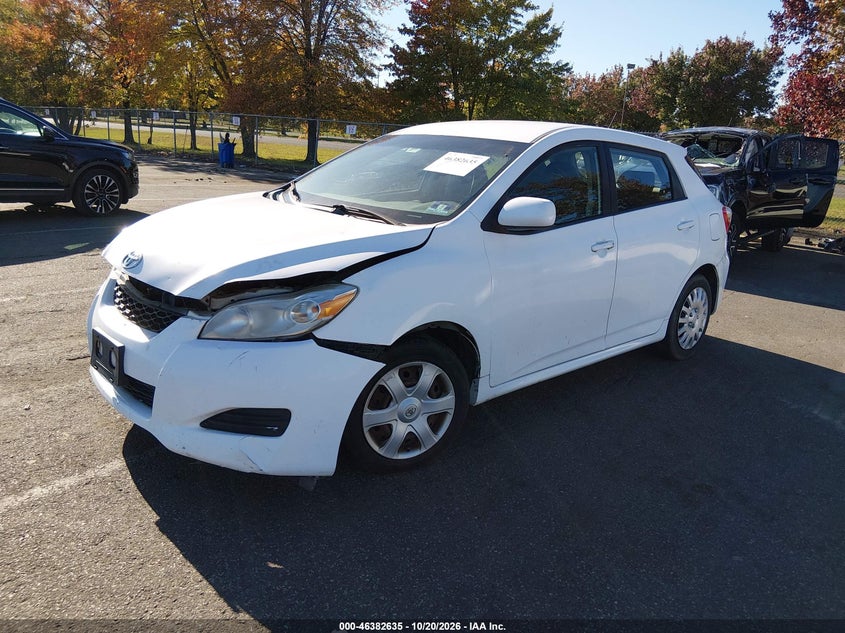TOYOTA COROLLA MATRIX 2009 VIN 2T1KU40E59C095626