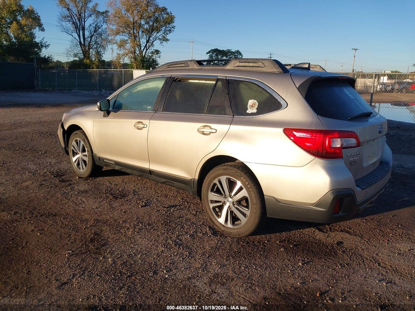 Vin: 4s4bsajcxk3350928, lot: 46882984, subaru outback 2.5i limited 20193