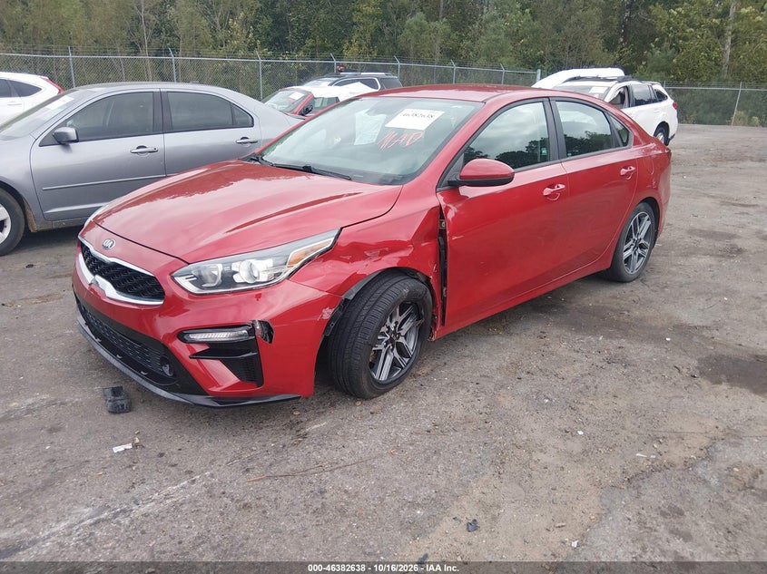 Vin: 3kpf34adxke065815, lot: 46882985, kia forte s 20192