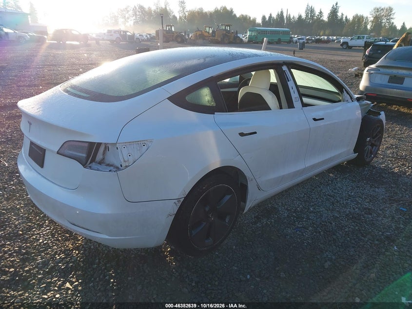 Vin: 5yj3e1ea3pf507847, lot: 46882986, tesla model 3 rear-wheel drive 20234