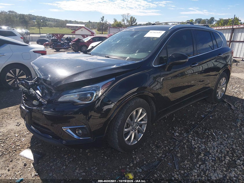 Vin: lrbfxcsaxkd011384, lot: 46883028, buick envision fwd essence 20192