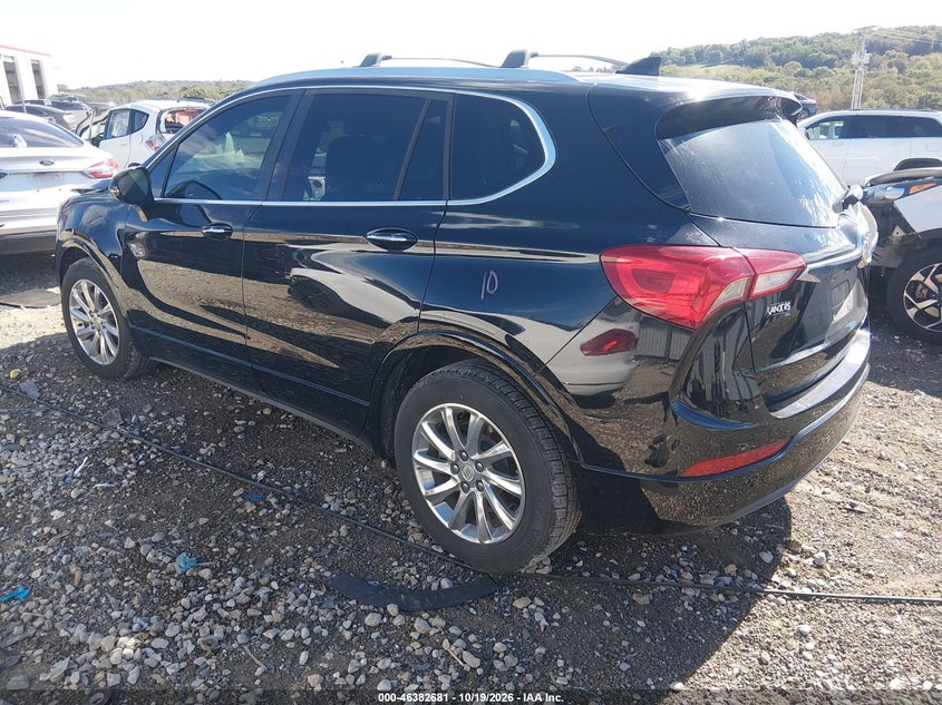 Vin: lrbfxcsaxkd011384, lot: 46883028, buick envision fwd essence 20193