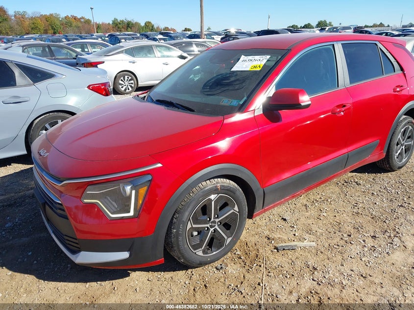 Vin: kndcp3le3s5307024, lot: 46883029, kia niro lx 20252