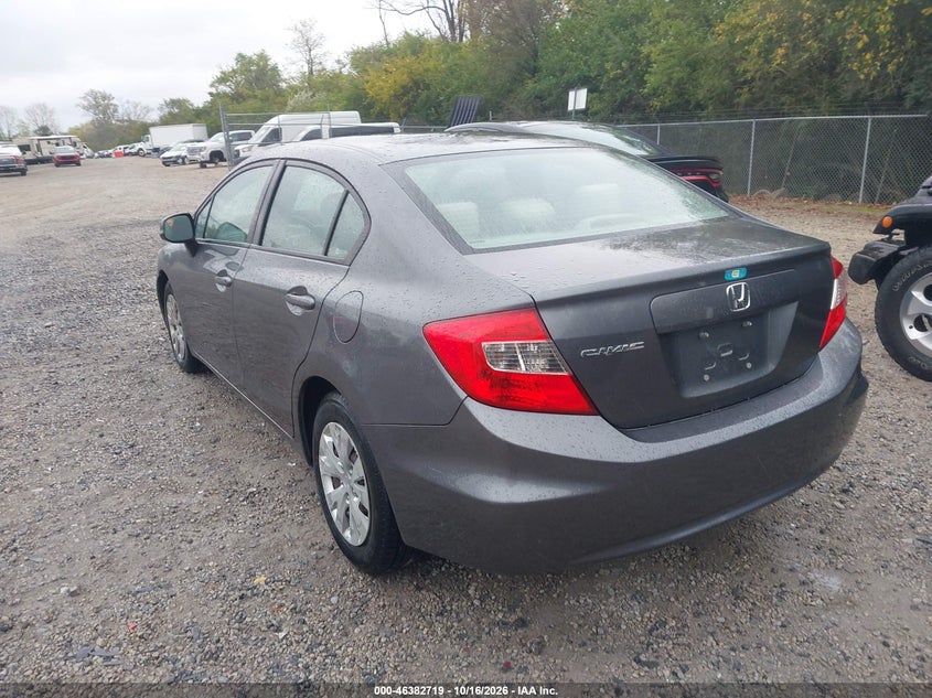 Vin: 19xfb2f54ce379468, lot: 46883066, honda civic lx 20123