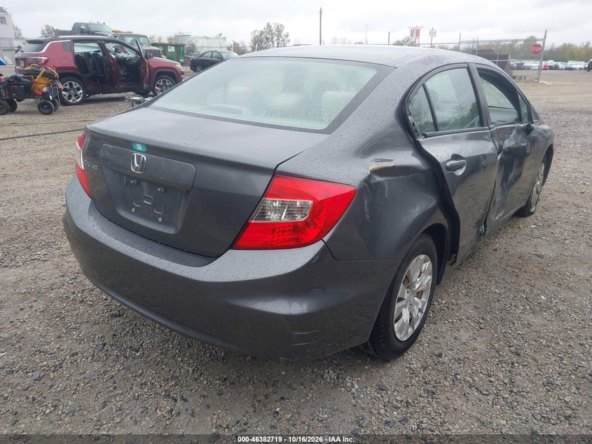 Vin: 19xfb2f54ce379468, lot: 46883066, honda civic lx 20124