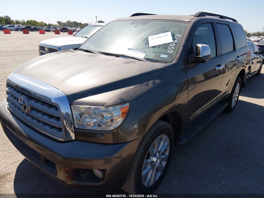 Vin: 5tddw5g13bs050418, lot: 46883072, toyota sequoia platinum 5.7l v8 20112