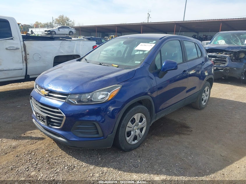Vin: 3gncjksb2hl177398, lot: 46883076, chevrolet trax ls 20172