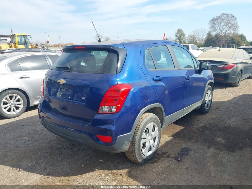 Vin: 3gncjksb2hl177398, lot: 46883076, chevrolet trax ls 20174