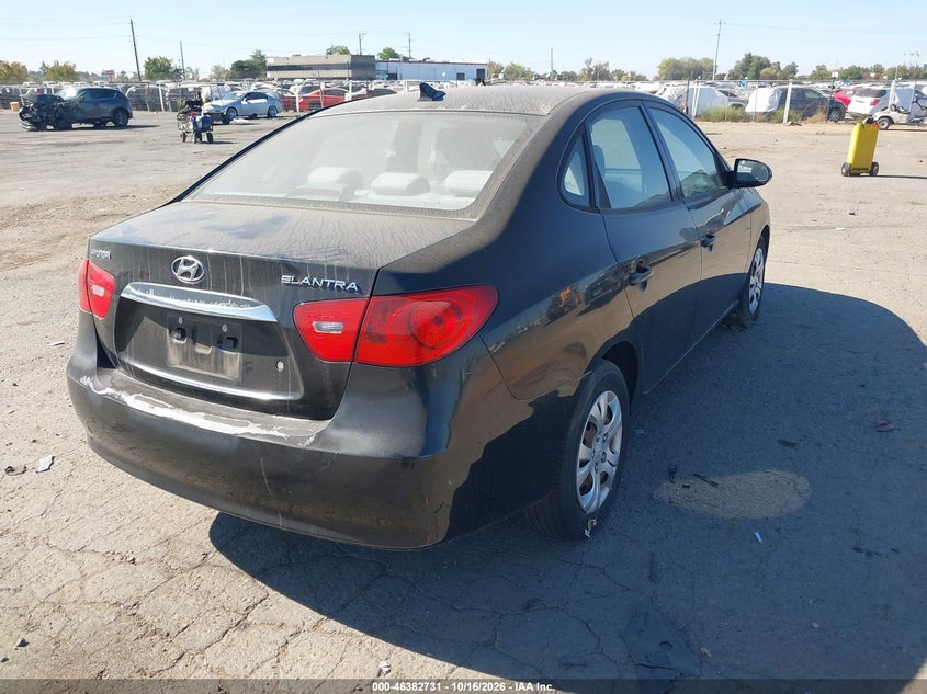 Vin: kmhdu4ad4au181012, lot: 46883078, hyundai elantra gls 20104