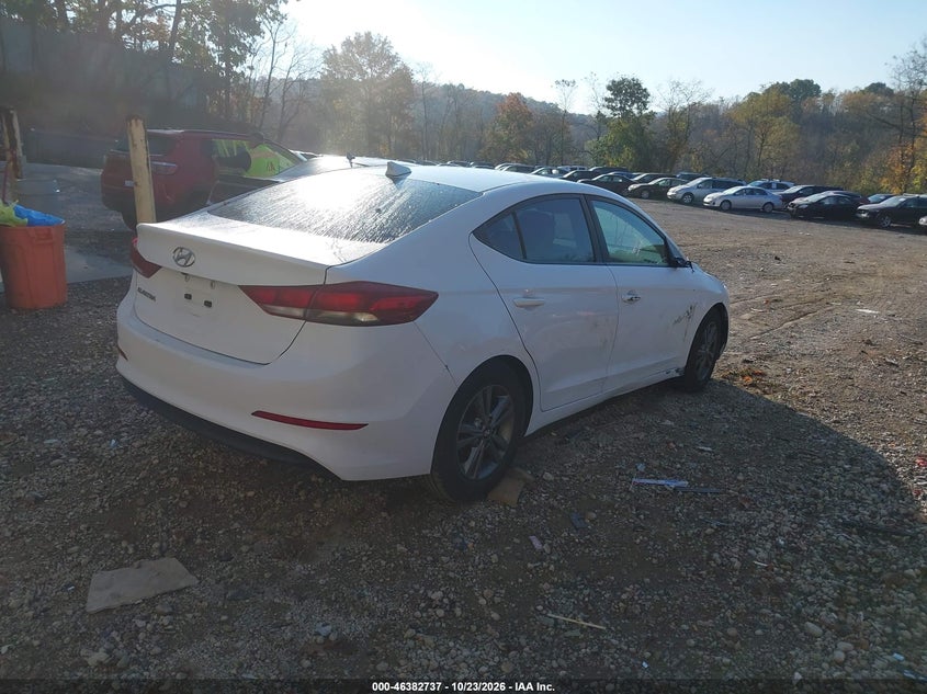 Vin: 5npd84lf4jh391384, lot: 46883084, hyundai elantra value edition 20184