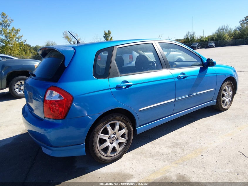 KIA SPECTRA5 2005 VIN KNAFE161155127848