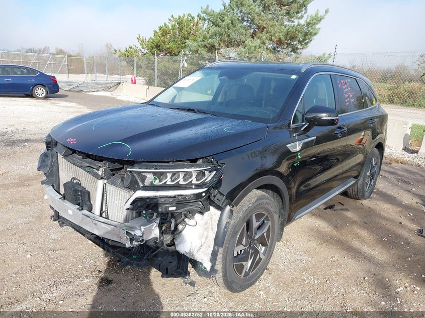 2021 Kia Sorento Hybrid S, Front End, IAAI, VIN KNDRG4LG0M5053986 — photo 2