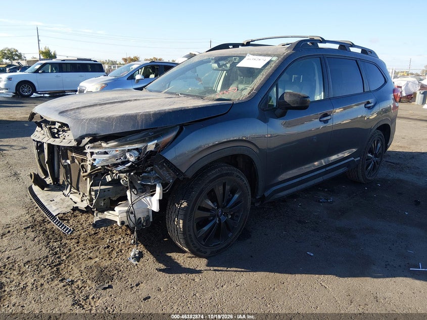 Vin: 4s4wmajd2n3401217, lot: 46883221, subaru ascent onyx edition 20222