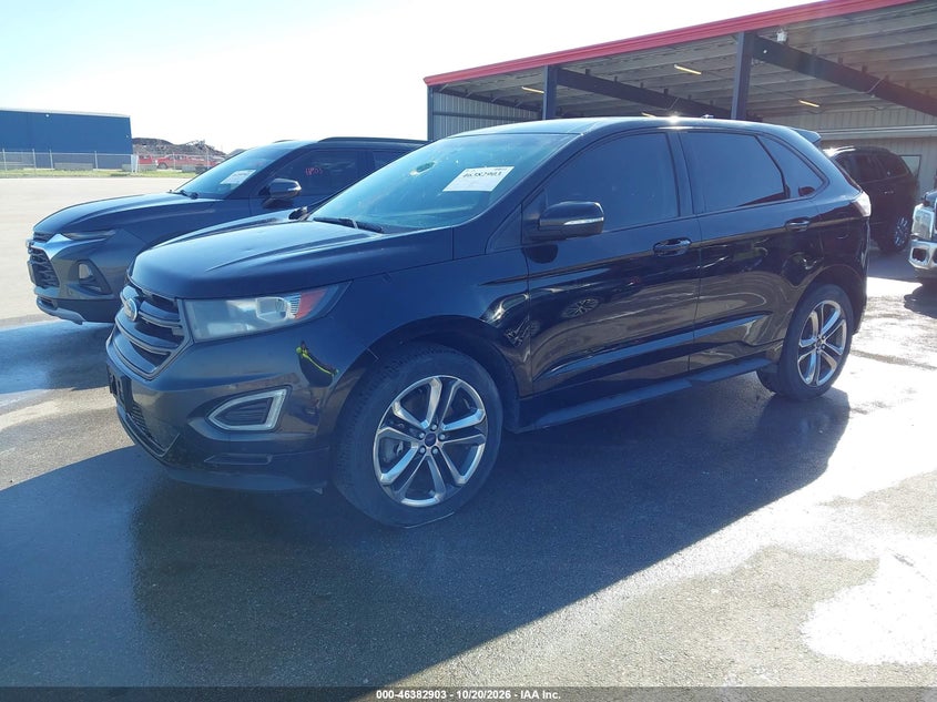 Vin: 2fmpk4ap9gbb84810, lot: 46883250, ford edge sport 20162