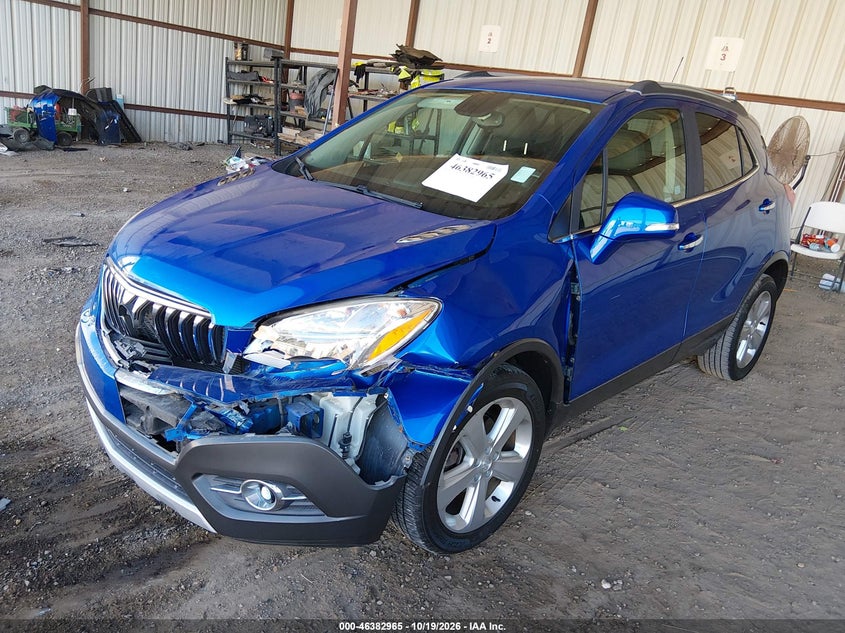 Vin: kl4cjbsb3gb730854, lot: 46883312, buick encore convenience 20162