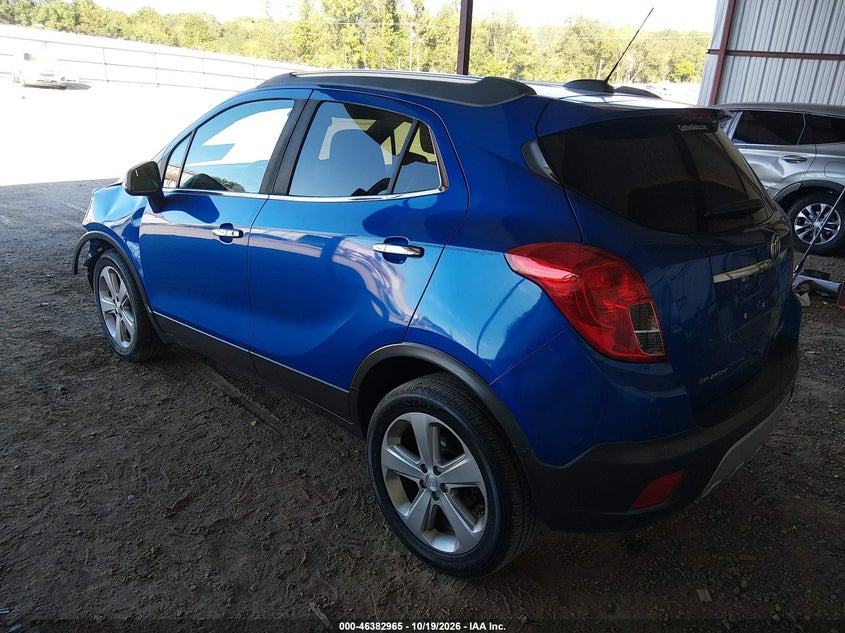 Vin: kl4cjbsb3gb730854, lot: 46883312, buick encore convenience 20163