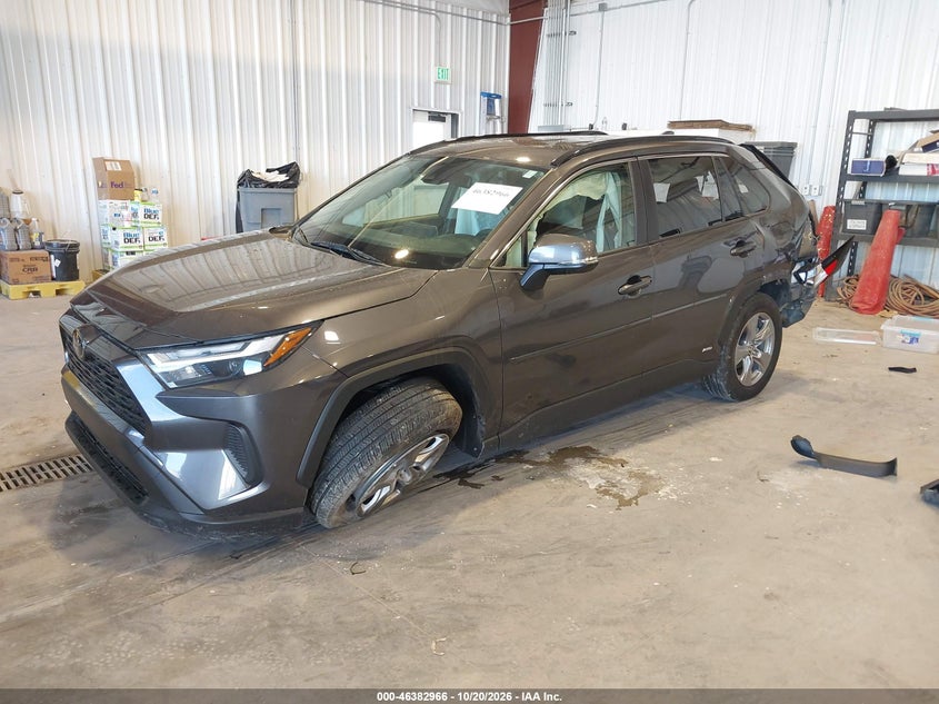 Vin: jtmrwrfv7sj073408, lot: 46883313, toyota rav4 hybrid xle 20252