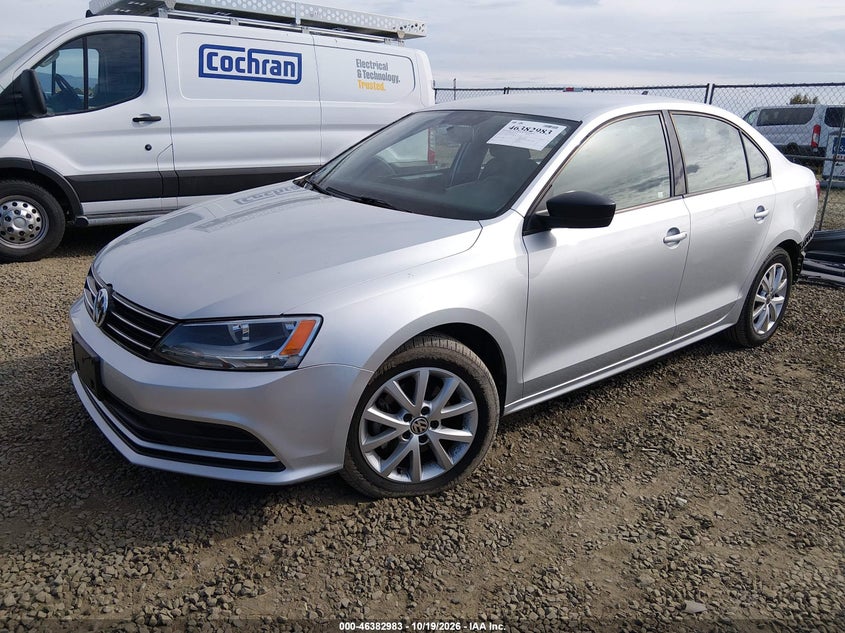 Vin: 3vwd17aj1fm268718, lot: 46883330, volkswagen jetta 1.8t se 20152