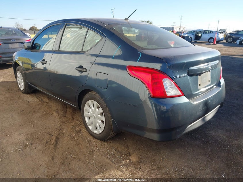 Vin: 3n1cn7ap7gl887602, lot: 46883337, nissan versa 1.6 s 20163