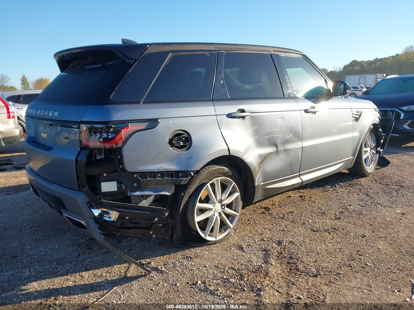 Vin: salwg2su0ma783413, lot: 46883359, land rover range rover sport se mhev 20214