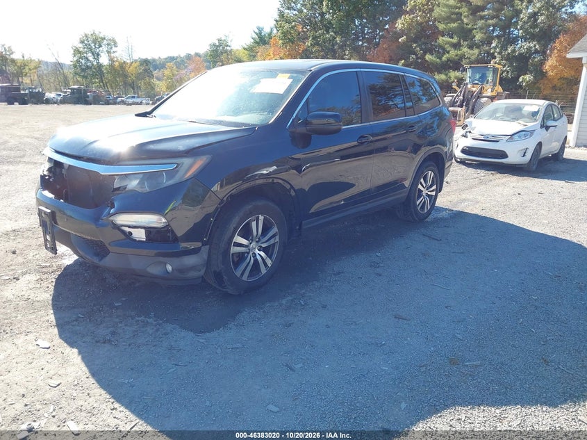 Vin: 5fnyf6h57hb005973, lot: 46883367, honda pilot ex-l 20172