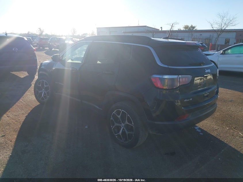 Vin: 3c4njdcn4rt101012, lot: 46883373, jeep compass limited 4x4 20243