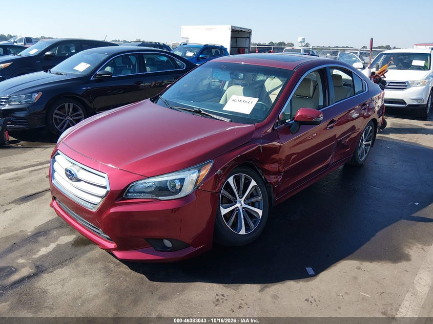 2016 Subaru Legacy 2.5I Limited, Left Side, IAAI, VIN 4S3BNBL69G3005244 — photo 2